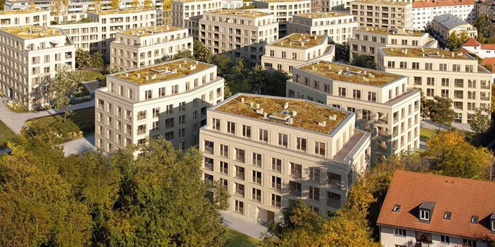 Новая квартира в Мюнхене, 92,55 м² с террасой